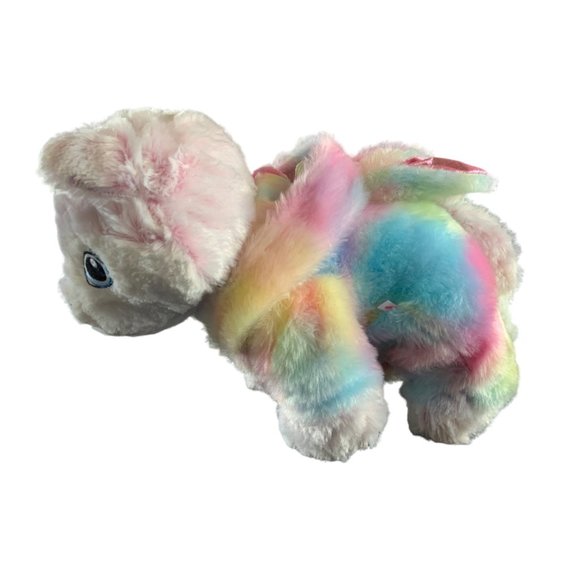 Build a Bear - Sweet White & Light Pink Frost Fox with Tie-Dye Bunny Outfit - Picture 3 of 11